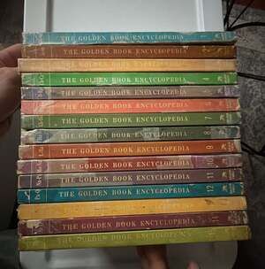 Vintage 1961 The Golden Book Encyclopedia Complete 16-Volume Set by Bertha Morri